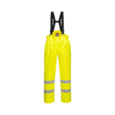 Hi-Vis Flame Retardant Breathable Anti-Static Unlined Trousers - Orange - 2XL