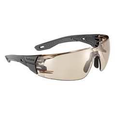 Bolle RUSH+ 2.0 Platinum Coated Safety Glasses - AS/AF - CSP Lens F Rated - Size M/L