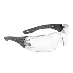 Bolle RUSH+ 2.0 HD Platinum Coated Safety Glasses - AS/AF Lens - Size M/L