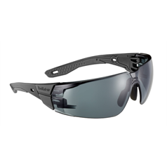 Bolle RUSH 2.0 Safety Glasses -AS/AF lens - Smoke - Size M/L
