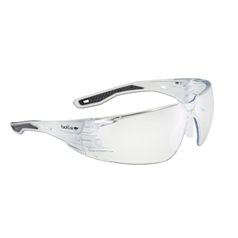 Bolle RUSH 2.0 Safety Glasses -AS/AF lens - Clear - Size M/L