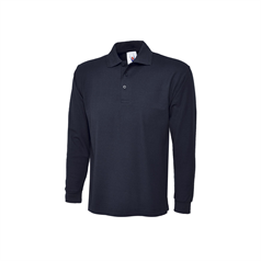 Premium Weight Long Sleeved Poloshirt