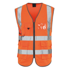 Hi-Vis Executive Waistcoat - Orange