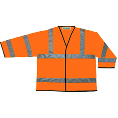 Class 3 Hi-Vis Sleeved Waistcoat - Orange
