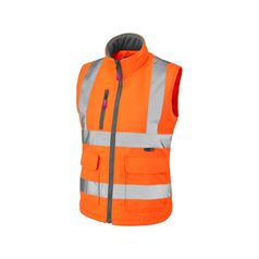 LEO SANDYMERE ISO 20471 Class 1 Women's Bodywarmer - Orange