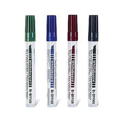 White Board Markers (Pk 4) - Assorted