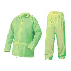 Two-Piece Nylon Rainsuit - Yellow