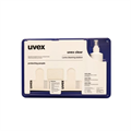 Uvex Lens Cleaning Station c/w 500ml Cleaning Fluid & 4 packs of 450 Tissues