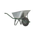 Galvanised Heavy Duty Wheelbarrow (Pneumatic Tyre) - 120ltr