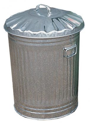     Galvanised Dustbin with Lid
