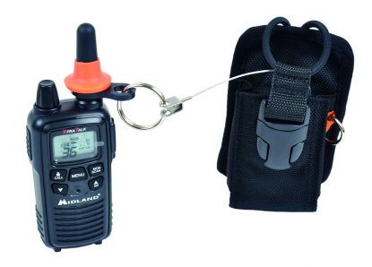 	Fallproof Retractable Radio Pouch with Tether Loops
