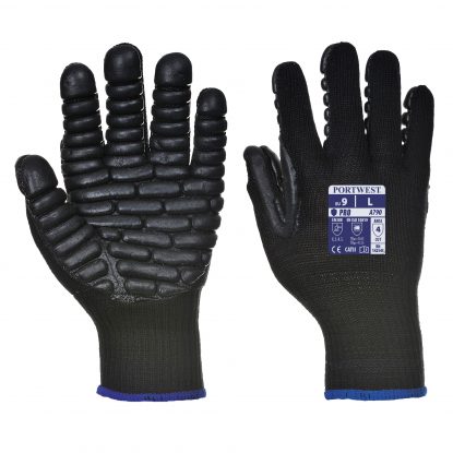 	Seamless Knitted Gloves With Anti-Vibration Coating
