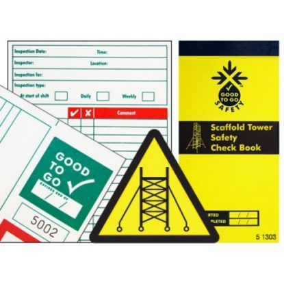 	Good To Go Safety Check Book, Scaffold Tower
