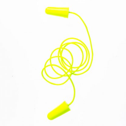     Disposable Foam Ear Plugs On Flexible Neck Cord
