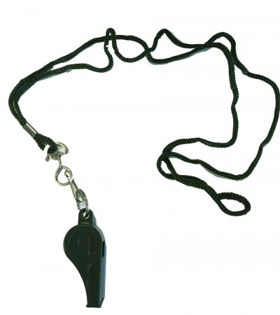     Plastic Whistle and Lanyard

