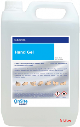     Alcohol Hand Sanitiser -  Gel - 50ml/500ml/5L
