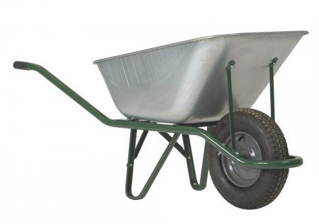 	Galvanised Heavy-Duty Wheelbarrow (Pneumatic Tyre)
