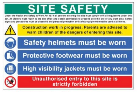 	Site Safety Sign
