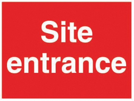     Site Entrance Sign
