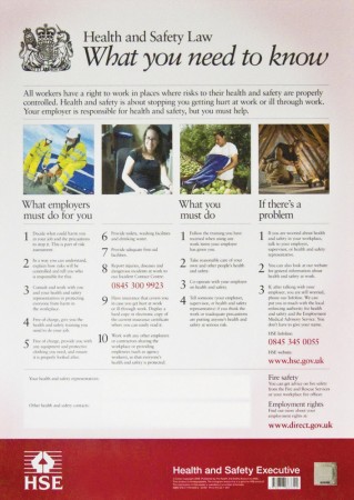     Health & Safety Law Poster
