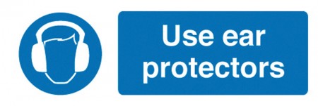 	Use Ear Protectors Sign
