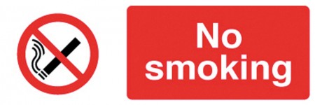     Small No Smoking Sign

