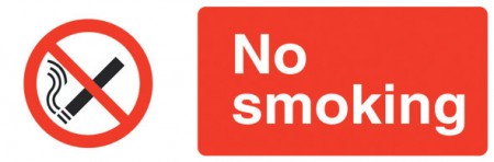 	Large No Smoking Sign
