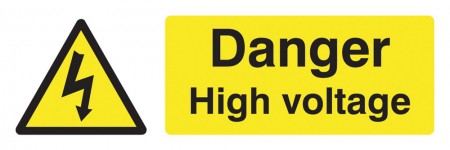 	Danger High Voltage Sign
