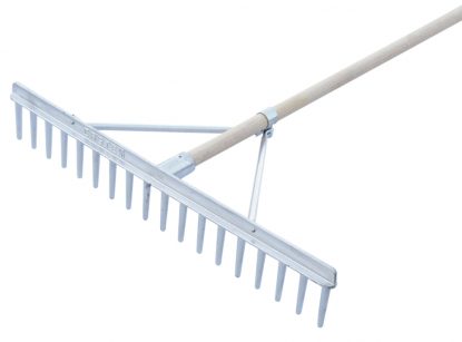     18 Tine Alloy Head Landscape Rake including Handle
