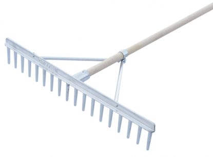 	18 Tine Alloy Head Landscape Rake including Handle
