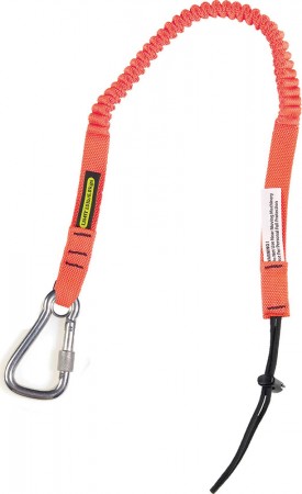 	Personal Webbing Tool Lanyard comes with Single Stainless Steel Screwgate Carabiner & Barrel Choke
