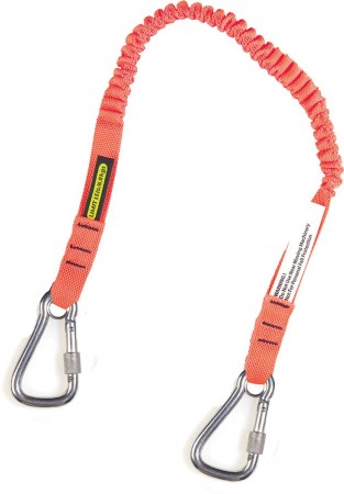 	Personal Webbing Tool Lanyard comes with Twin Stainless Steel Screwgate Carabiners
