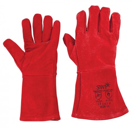 	Welders’ Gauntlets, Eco Red
