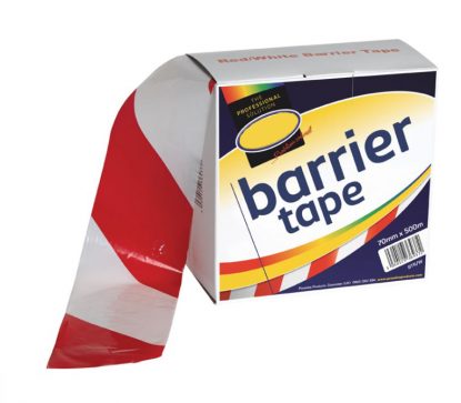 	Zebra Barrier Tape (Red / White)
