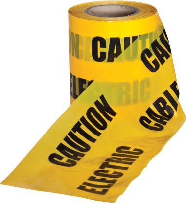    Underground Warning Tape 'Caution Electric Cable Below'
