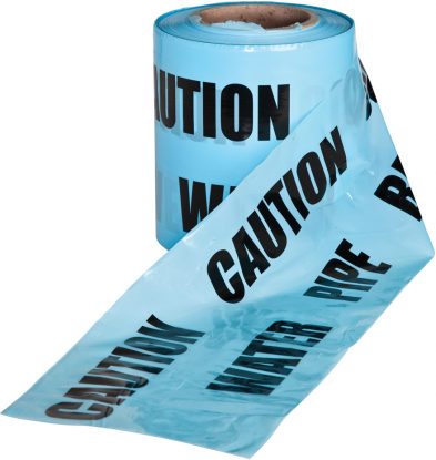    Underground Warning Tape 'Caution Water Pipe Below'
