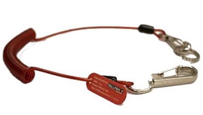 	Fallproof Coil Lanyard comes with Double Swivel Hooks

