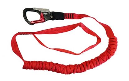     Fixed Anchorage Tool Lanyard comes with Single Stainless Steel Screwgate Carabiner & Webbing Loop
