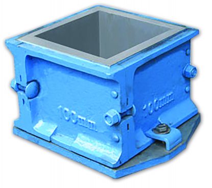     4 Part Test Cube Mould for Concrete or Mortar Testing
