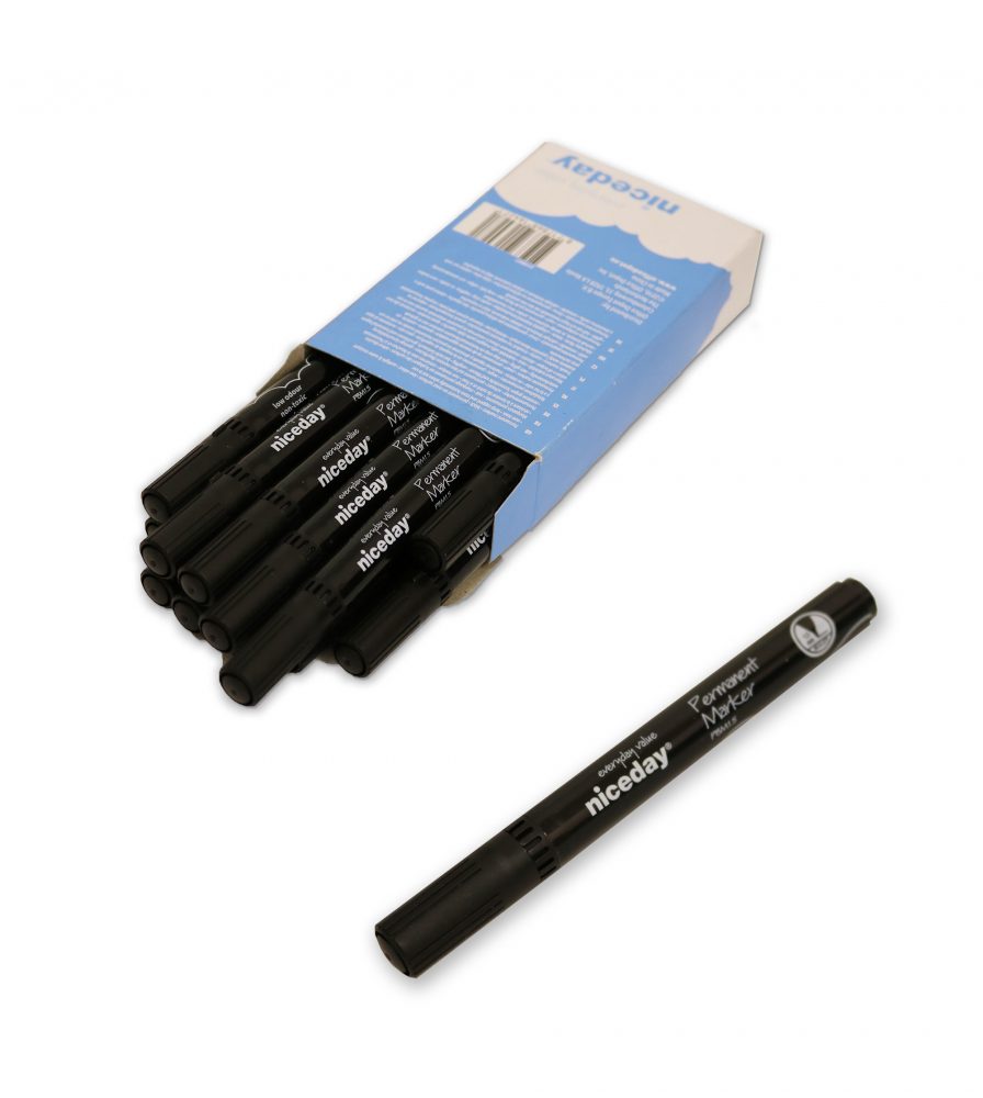 Aanpassen munt Onleesbaar Permanent Marker Pens - pack of 12