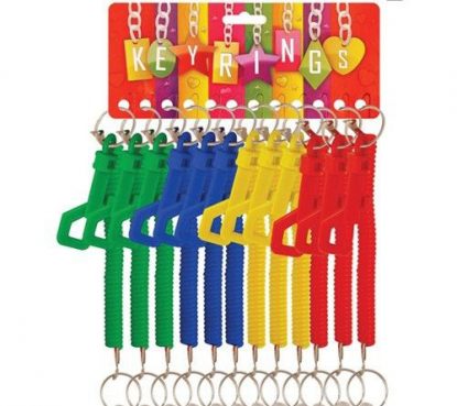     Plastic Coiled Key Chain
