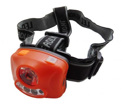     Premium CREE LED Head Torch with Non-Contact On/Off, Beam Focus

