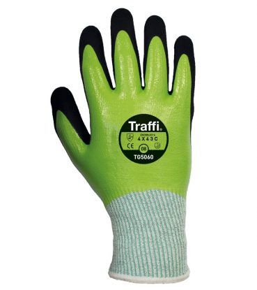     Traffi Waterproof Nitrile Cut Level C Safety Glove
