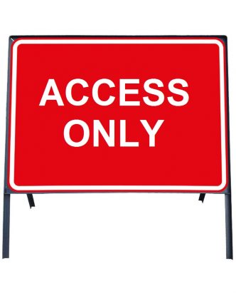     Access Only Sign in Frame with Clips
