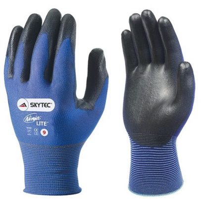     Skytec Ninja Lite Ultra Lightweight Nylon PU Palm Coated Gloves
