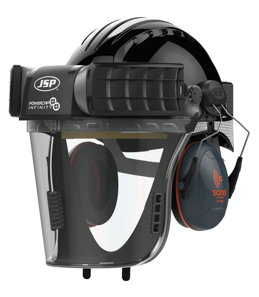 PowerCap Infinity complete protection for construction workers