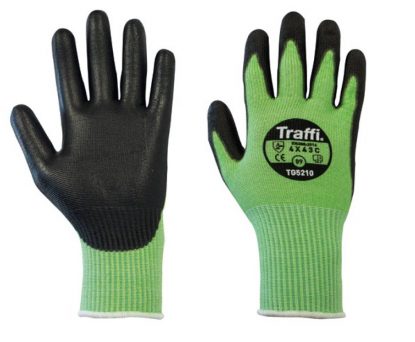     Traffi X-Dura Metric PU Cut Level C Safety Glove

