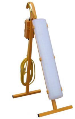     LED Twin Fitting Polycarbonate A-frame Worklight (110v)
