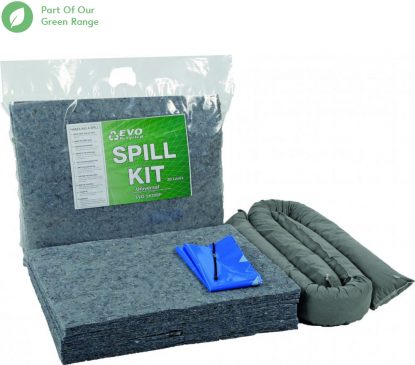 	20 Litre EVO, Universal, Environmentally Friendly, Recycled, Spill Kit in sealed Break Pack
