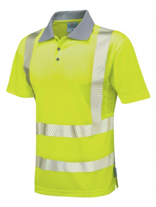 	LEO WOOLACOMBE ISO 20471 Class 2 Coolviz Plus Polo Shirt
